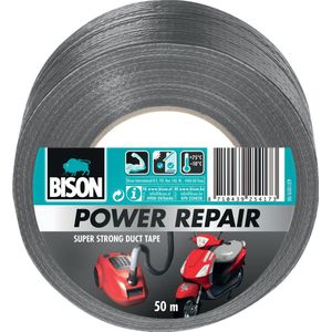 Bison Power Repair Tape - Grijs - Tape - Verfwinkel is tot 50% goedkoper