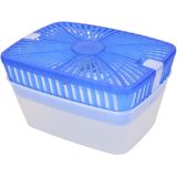 Bison Vochtvreter® Original, luchtontvochtiger, bestrijdt vocht en schimmel in woonruimtes, uniek luchtcirculatiesysteem, 900 g, wit, ook geschikt voor caravans en campers