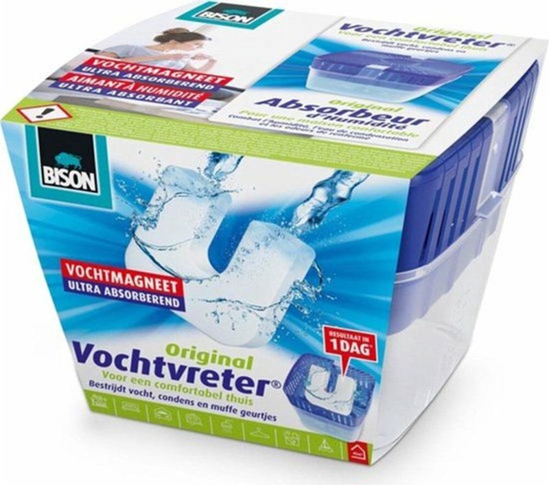 Bison - Vochtvreter® Original - Luchtontvochtiger - Wit - 450 g