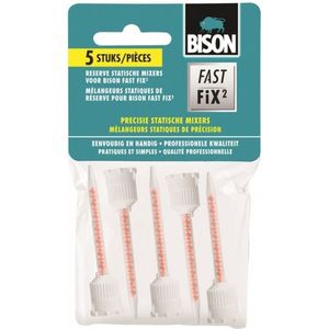 Bison - Fast Fix² - Statische Mengers - 5 Stuks