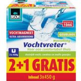 Bison Vochtvreter Vochtmagneet Neutraal 3 X 450 Gr