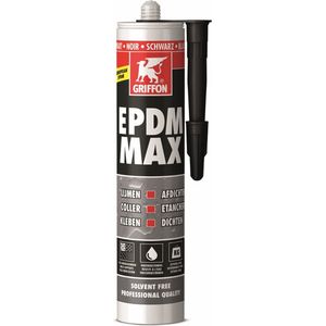 GRIFFON - Lijm/Kit - Constructielijm - EPDM KOKER=465gr. Zwart - Waterbestendig
