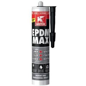 GRIFFON - Lijm/Kit - Constructielijm - EPDM KOKER=465gr. Zwart - Waterbestendig