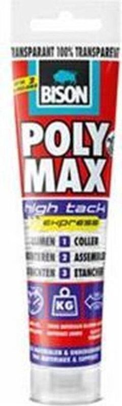 Bison polymax high tack express transparant - 115 gram
