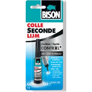 Bison Secondelijm Control+ - 5 Gram (6314527)