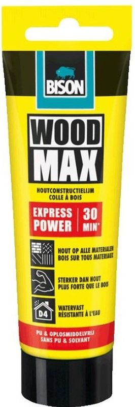 Bison wood max express houtconstructielijm - 100 gram