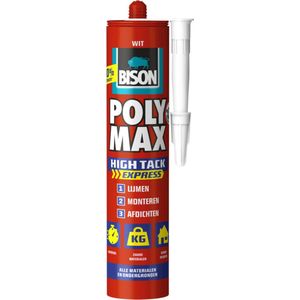 12x Bison Poly Max® High Tack Express Wit 440 gr