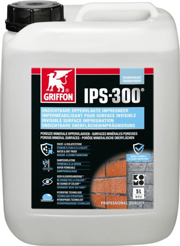 Griffon - IPS-300 - Impregneer - Transparant - Jerrycan - 5 L