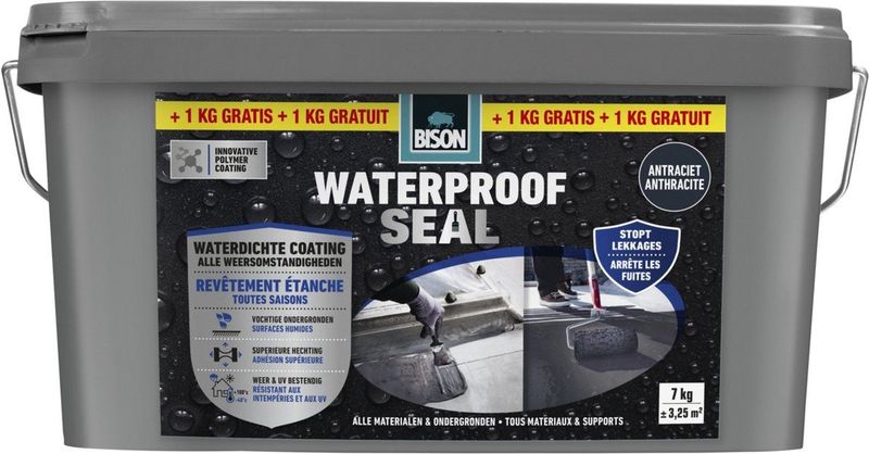 Waterproof Seal - Waterdichte Coating - 6 + 1 kg GRATIS - Polymeer