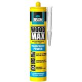 Bison Wood Max Transparant Power koker 320 g, extreem snel, voor alle houtsoorten, D4, hoge aanvangshechting