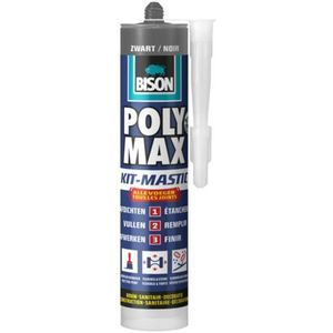 Bison - Poly Max Kit - Zwart - 280 ml - Afdichtingskit - Waterdicht
