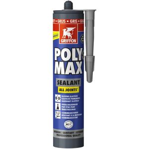 Griffon - Poly Max - Afdichtingskit - Grijs - 280ml
