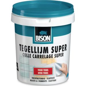 Bison - Tegellijm Super Pot - 1Kg - Vochtbestendig - Elastisch