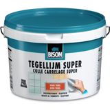 Bison - Tegellijm Super Buc - 3Kg - Vochtbestendig - Elastisch