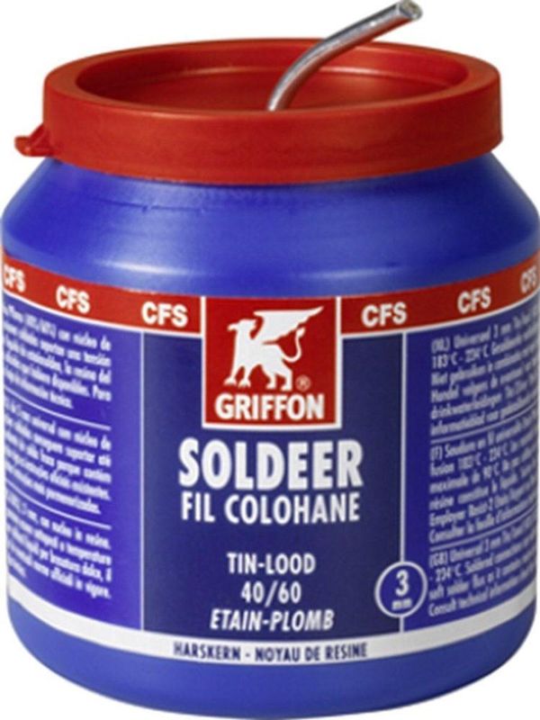 Griffon CFS draadsoldeer 40/60 harskern á‡á· 3mm (500gr)