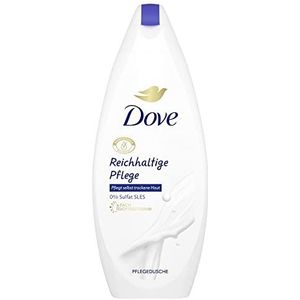Dove douchegel, rijke verzorging met drievoudig hydraterend serum, douchebad voor een onmiddellijk zachte huid en langdurige verzorging 250 ml 6 stuks