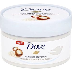 Dove - Crème-douche-scrub - Macadamia & Rijstmelk - 200ml
