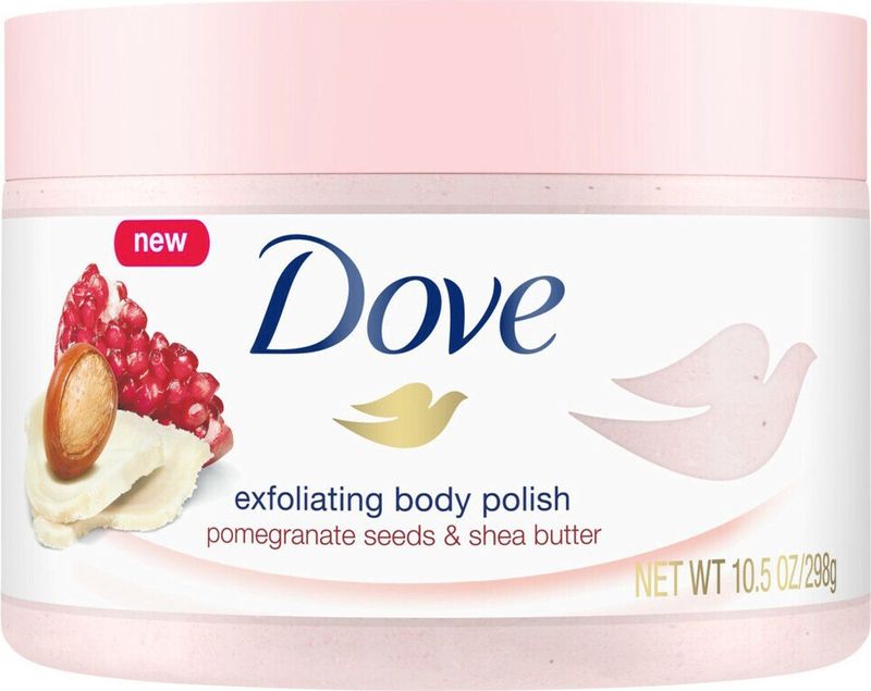 Dove - Exfoliating Body Scrub - Pomegranate & Shea Butter - 225 ml