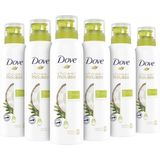 Dove Coconot Oil Doucheschuim - 6 x 200ml - Voordeelverpakking