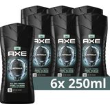 AXE 3-in-1 Douchegel - Apollo - met de uitdagende geur van salie en cederhout - 6 x 250 ml