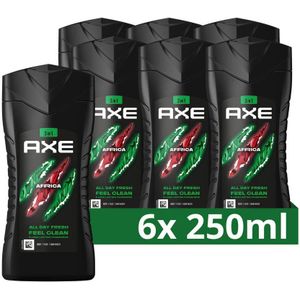 AXE - Africa - Douchegel - 100% Gerecycled - 3-in-1