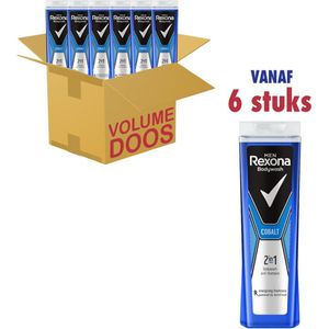 Rexona Men Cobalt 2in1 Bodywash & Shampoo (6 x 400ml)