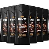 Axe 3-in-1 Douchegel - Dark Temptation XL - verzorging met de geur van donkere chocolade - 6 x 400 ml