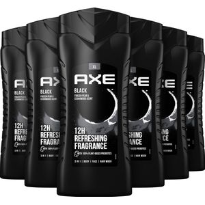 Axe Black Douchegel - 6 x 400 ml - Voordeelverpakking