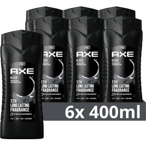 Axe Black Douchegel - 6 x 400 ml - Voordeelverpakking