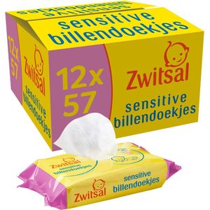 Zwitsal Sensitive Billendoekjes Voordeelverpakking 684 doekjes