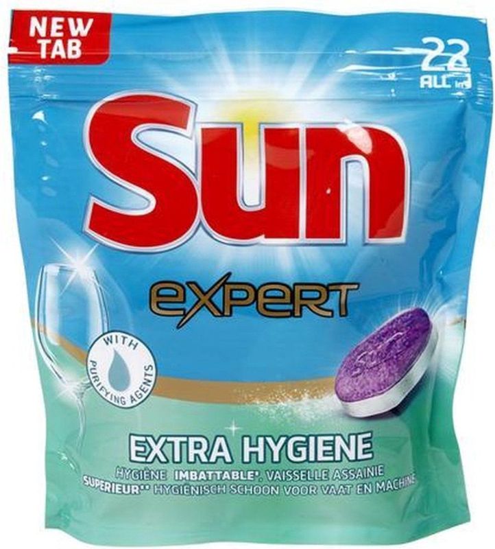 Sun Expert - Extra Hygiëne - vaatwastabletten - 22 tabs