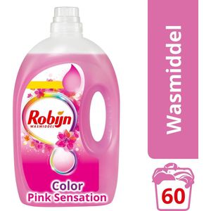 Robijn Color Pink Sensation Vloeibaar - 60 wasbeurten - Wasmiddel
