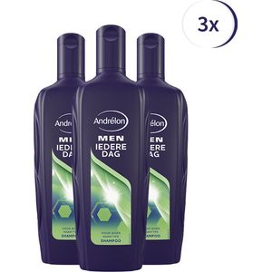 Andrélon Classic Iedere Dag For Men Shampoo - 3 x 300 ml - Voordeelverpakking