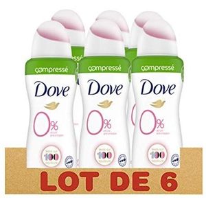 Dove Onzichtbare verzorging deodorant voor dames, zonder alcohol en anti-irritatie, 48 uur frisheid (6 x 100 ml)