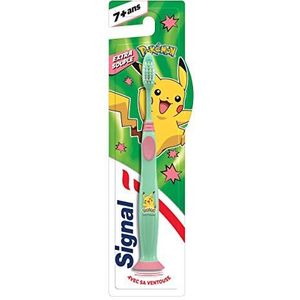 Signal Tandenborstel voor kinderen, 7 jaar, extra zacht, model Pokemon willekeurig