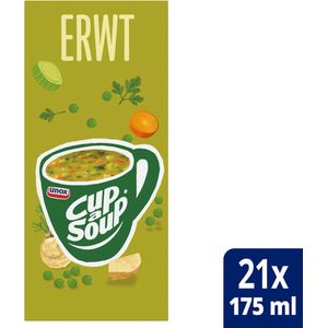 Cup-a-soup Unox Erwtensoep 175ml - Doos A 21 Zak