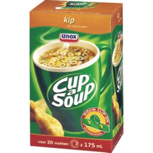 Cup-a-Soup Unox kip 21x175ml | 4 stuks
