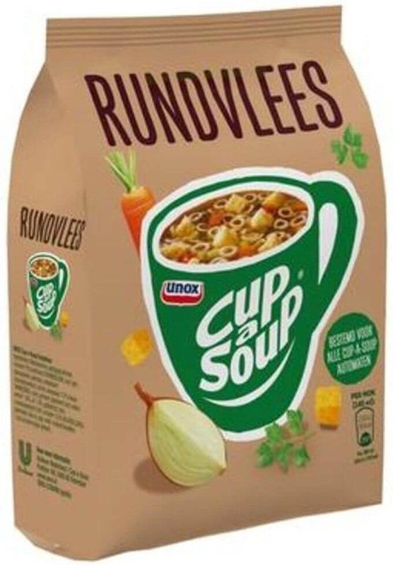 Cup-a-Soup | Automatensoep / Vending| Rundvlees | 4 zakken
