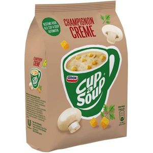 Cup-a-soup unox machinezak champignon creme 140ml | 4 stuks