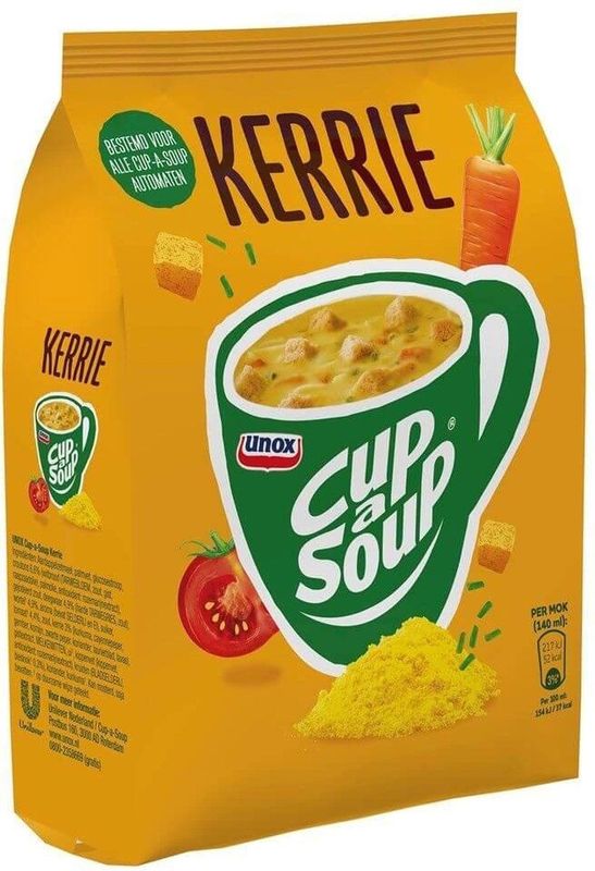Cup-a-Soup | Automatensoep/Vending | Kerrie | 4 zakken