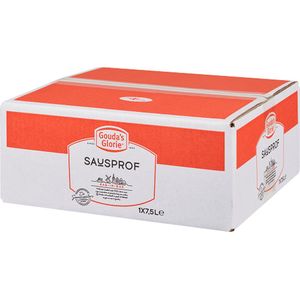 Gouda's Glorie Fritessaus 25% blauw bag-in-box, doos 7,5 ltr
