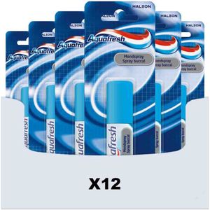 Aquafresh Mondspray Voordeelverpakking - 12 Stuks