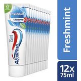 Aquafresh - Freshmint - 3in1 Tandpasta - Voordeelverpakking 12 x 75ml - Recyclebare Tube