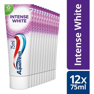 Aquafresh Intense White voordeelverpakking 12x75 ml