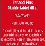 Panadol Plus Gladde Tablet 500mg - 1 x 48 tabletten