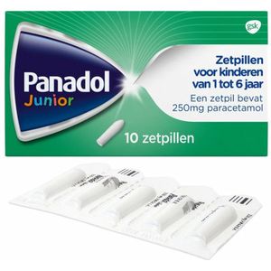 Panadol Junior Paracetamol 250mg - 1 x 10 zetpillen
