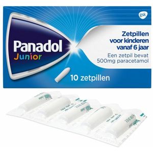 Panadol Junior Paracetamol 500mg - 1 x 10 zetpillen