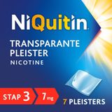 Niquitin Clear Nicotinepleisters 7 mg Stap 3 7 stuks