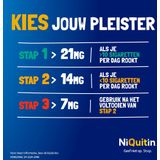 NiQuitin Clear Pleisters 7 mg - Stap 3 - Stoppen met roken - 7 stuks