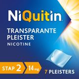 Niquitin Clear Nicotinepleisters 14 mg Stap 2 7 stuks